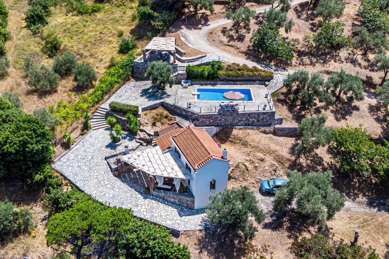 Villa Fotini Kalivi In Raches Panormos  エクステリア 写真