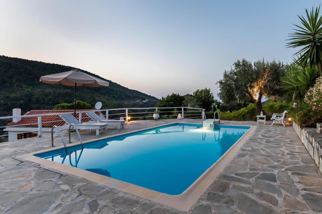 Villa Fotini Kalivi In Raches Panormos  エクステリア 写真