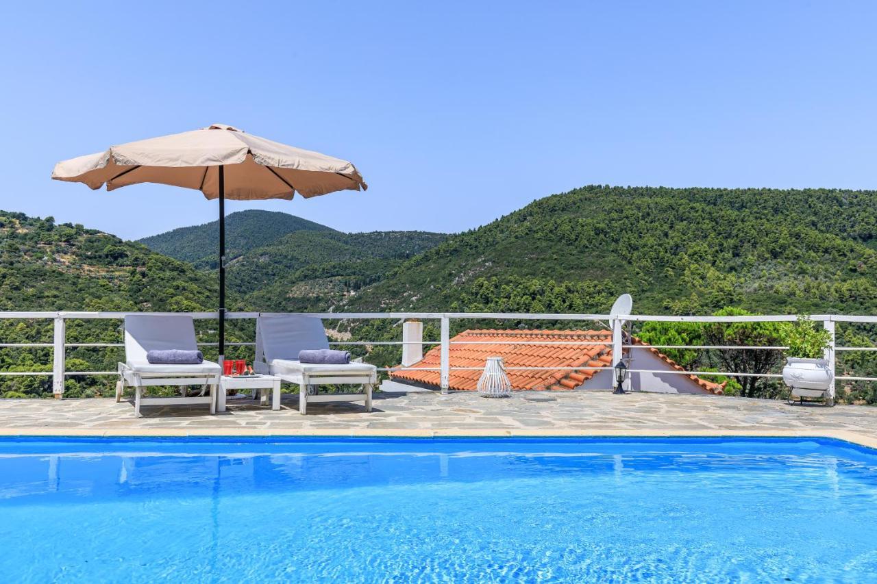 Villa Fotini Kalivi In Raches Panormos  エクステリア 写真