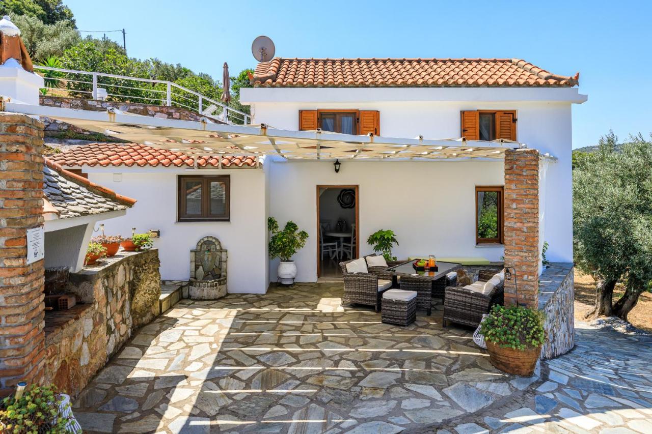 Villa Fotini Kalivi In Raches Panormos  エクステリア 写真