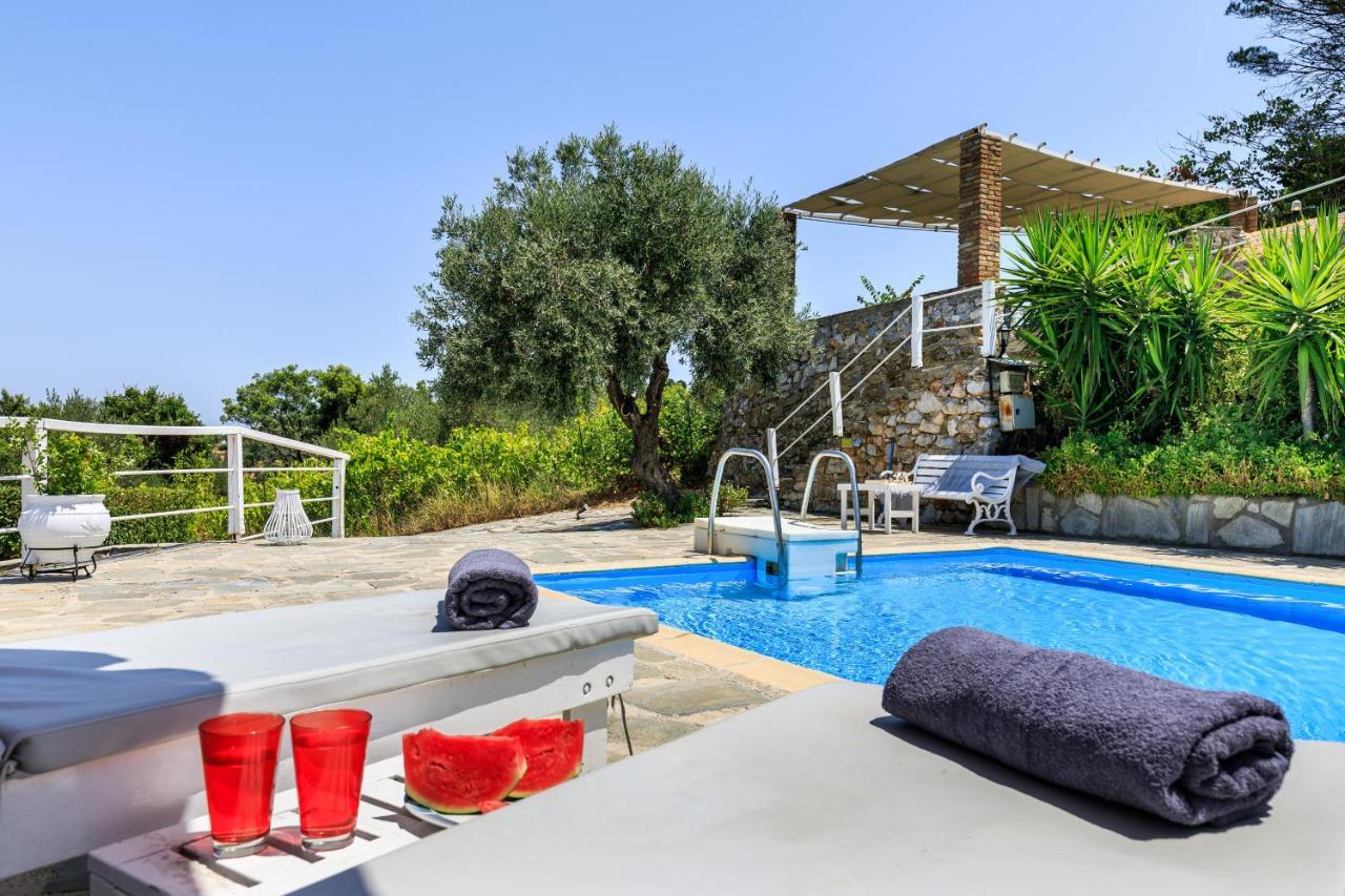 Villa Fotini Kalivi In Raches Panormos  エクステリア 写真