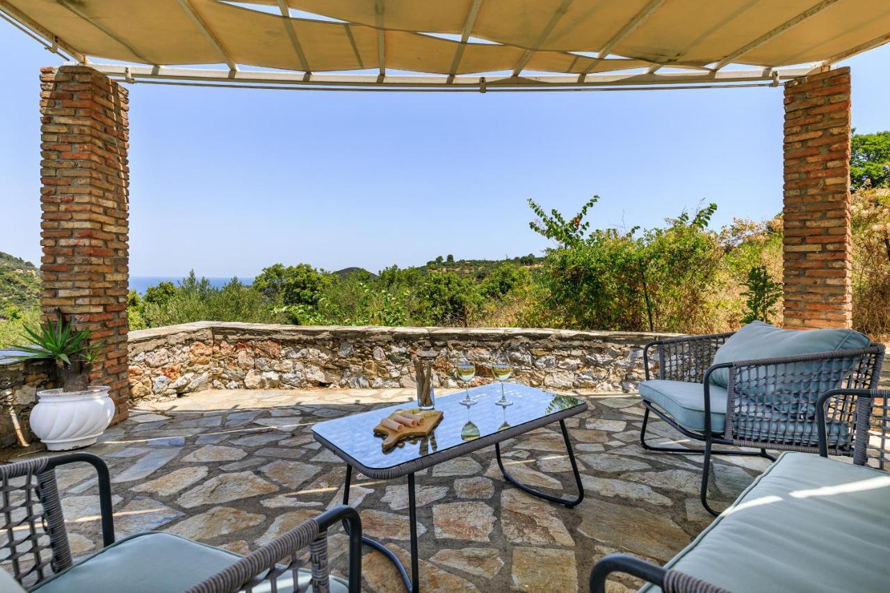 Villa Fotini Kalivi In Raches Panormos  エクステリア 写真