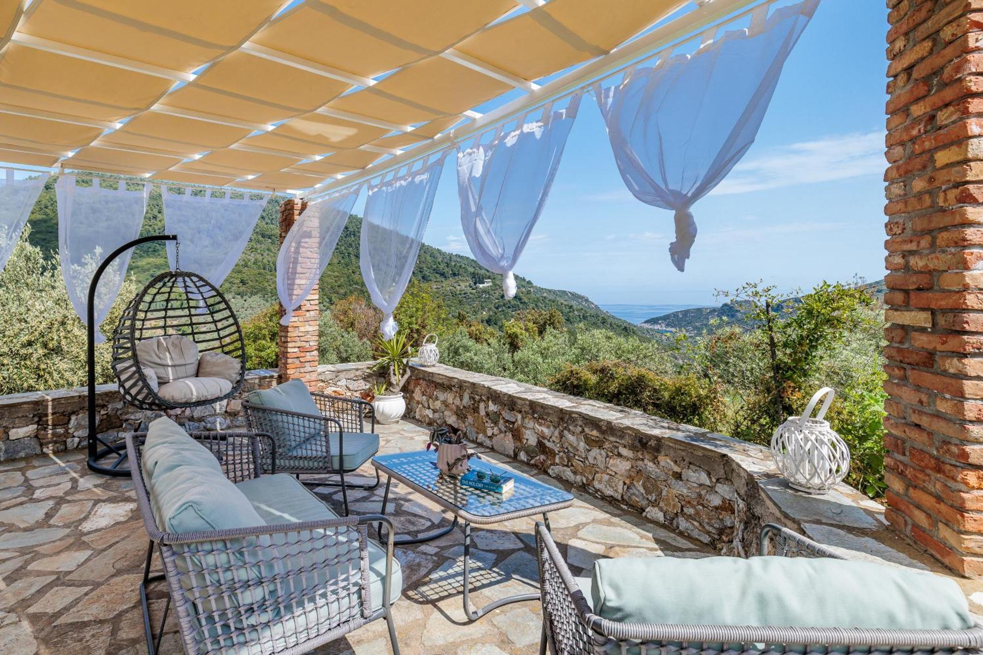 Villa Fotini Kalivi In Raches Panormos  エクステリア 写真