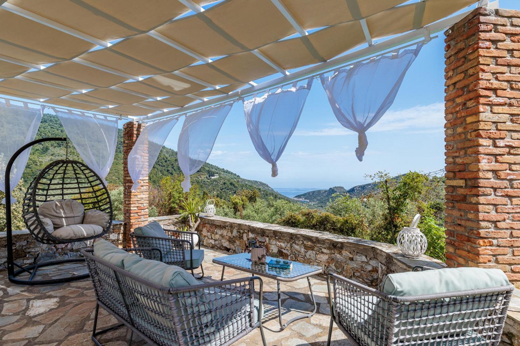 Villa Fotini Kalivi In Raches Panormos  エクステリア 写真