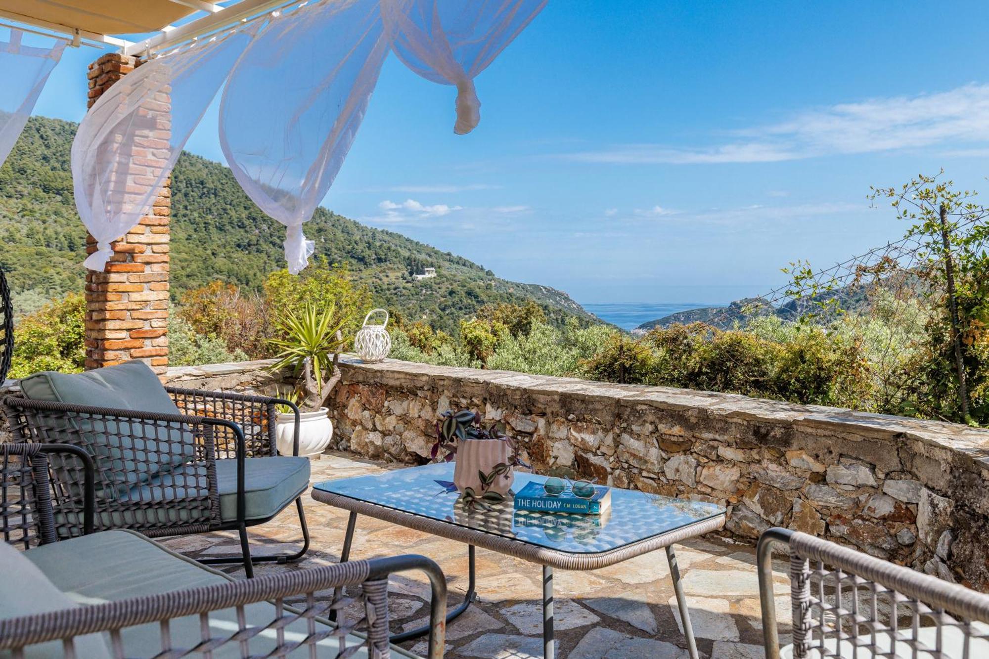 Villa Fotini Kalivi In Raches Panormos  エクステリア 写真